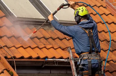 Démoussage et hydrofuge de toiture à Marquefave